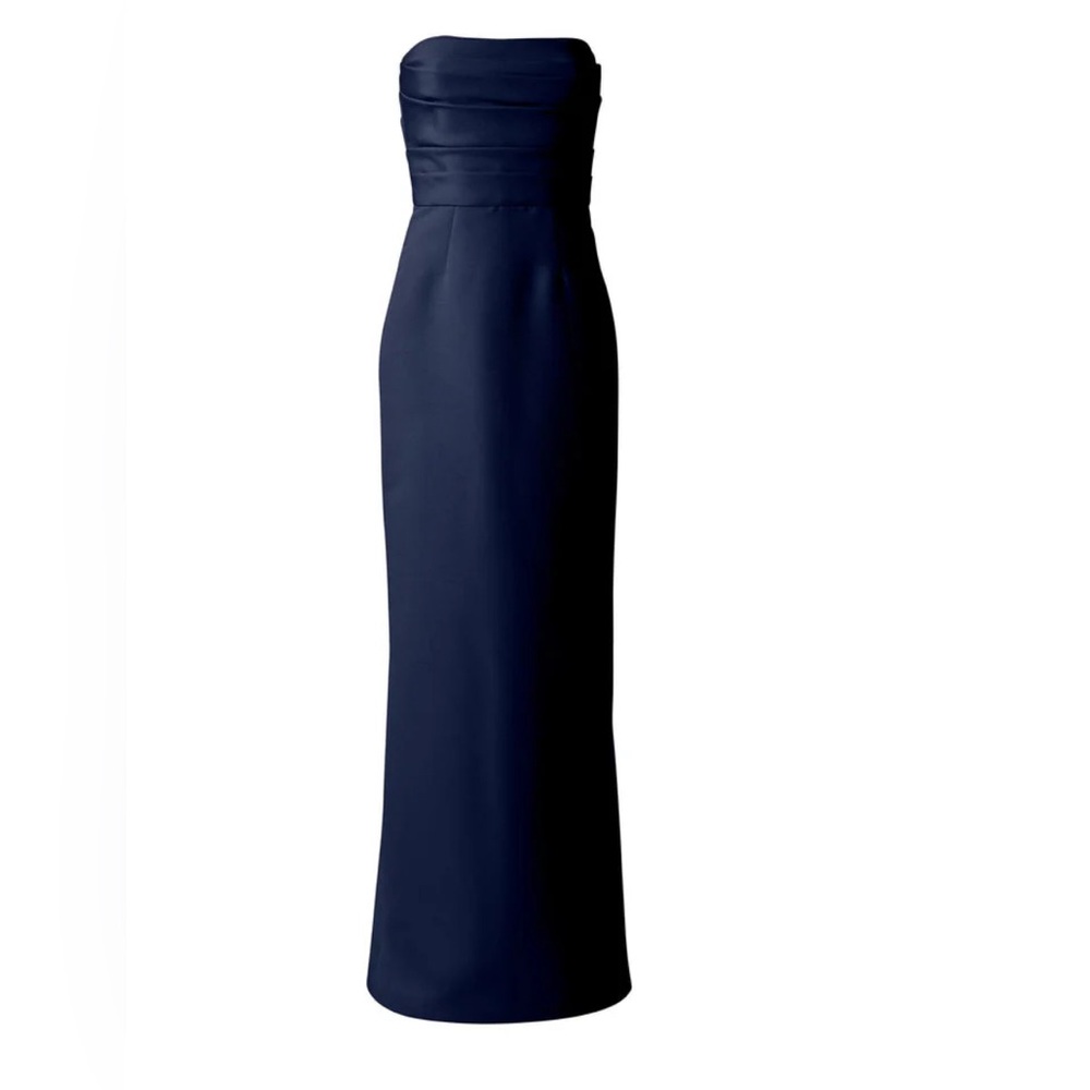 Navy Amsale Sonia Bridesmaid Dress